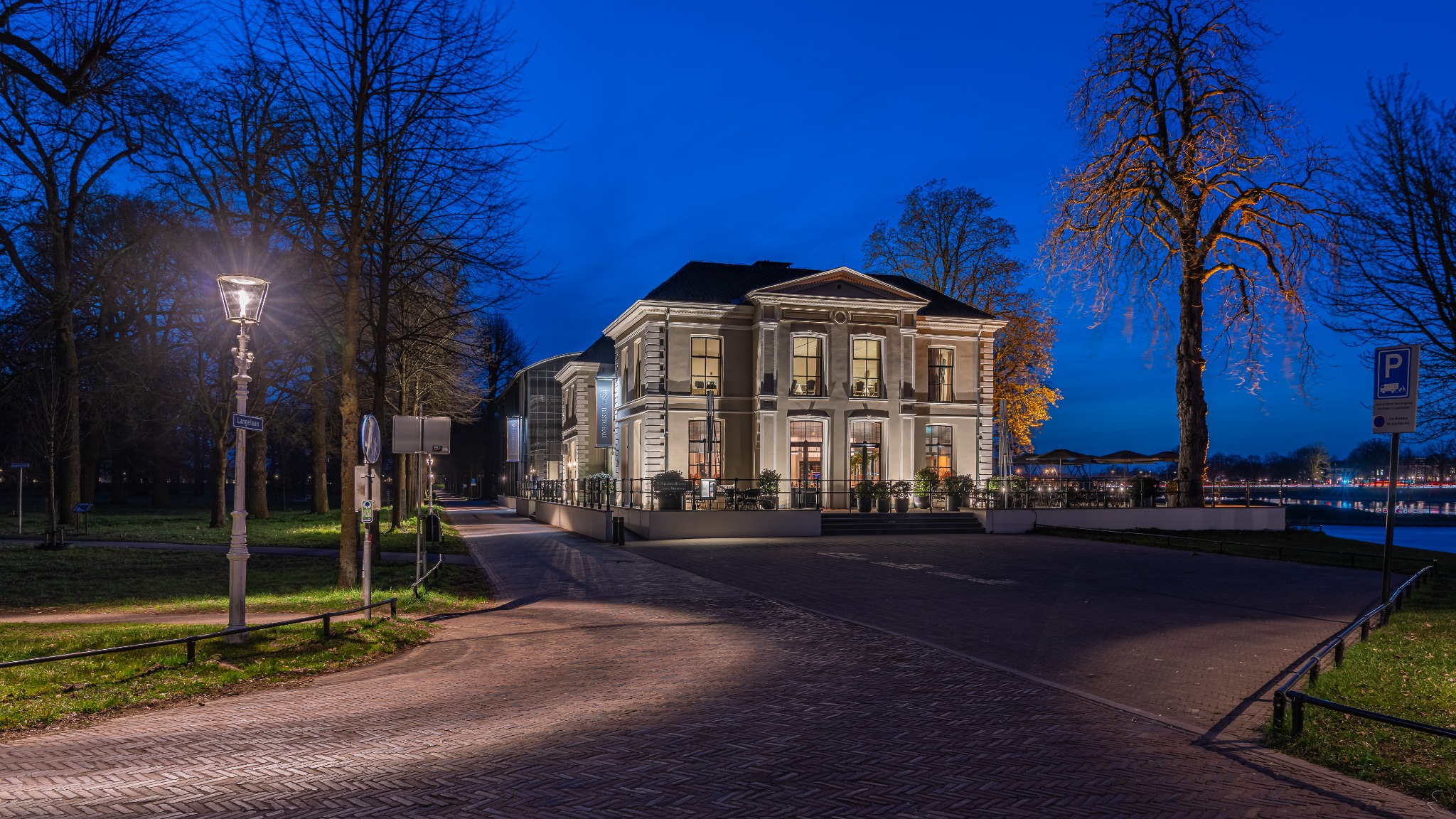 Avondfoto aan de IJssel in Deventer